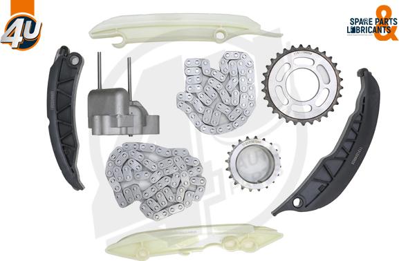 4U Autoparts 44013BW - Timing Chain Kit www.autospares.lv