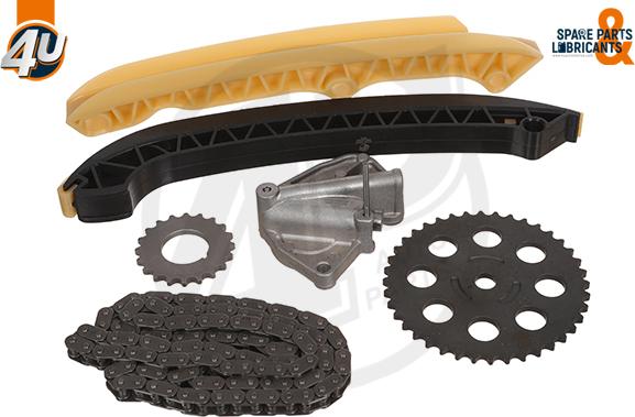 4U Autoparts 44105VV - Sadales vārpstas piedziņas ķēdes komplekts www.autospares.lv