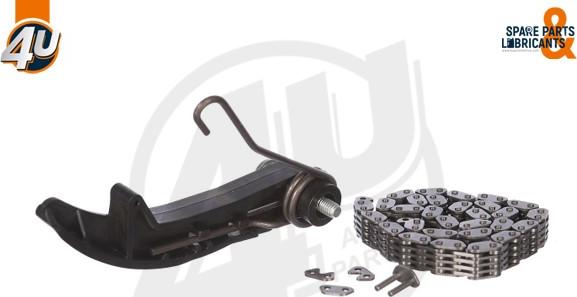 4U Autoparts 44100VV - Ķēde, Eļļas sūkņa piedziņa autospares.lv