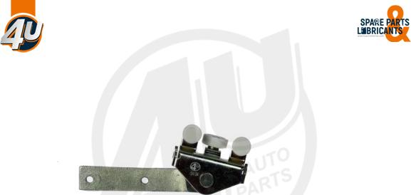 4U Autoparts 45830MR - Virzošais rullītis, Bīdāmās durvis www.autospares.lv