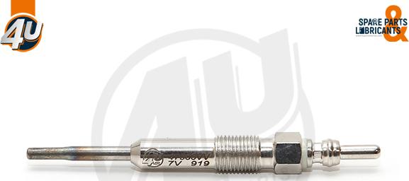 4U Autoparts 47566VV - Свеча накаливания www.autospares.lv