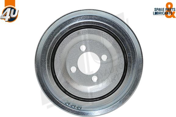 4U Autoparts 51063PU - Шкив коленчатого вала www.autospares.lv