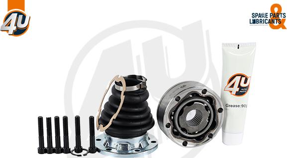 4U Autoparts 51172VV - Шарнирный комплект, ШРУС, приводной вал www.autospares.lv