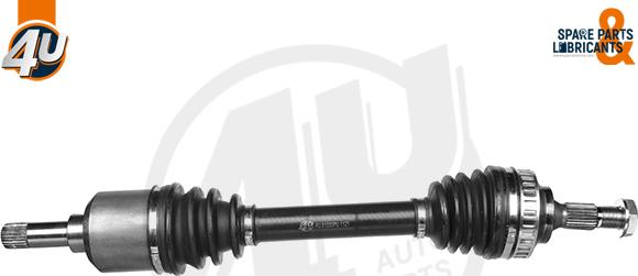 4U Autoparts 51330PU - Piedziņas vārpsta autospares.lv