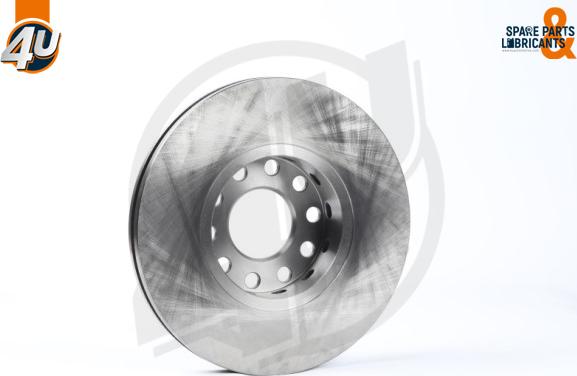 4U Autoparts 52556VV - Brake Disc www.autospares.lv