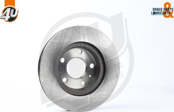 4U Autoparts 52503VV - Brake Disc www.autospares.lv