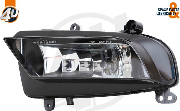 4U Autoparts 60270AU - Fog Light www.autospares.lv