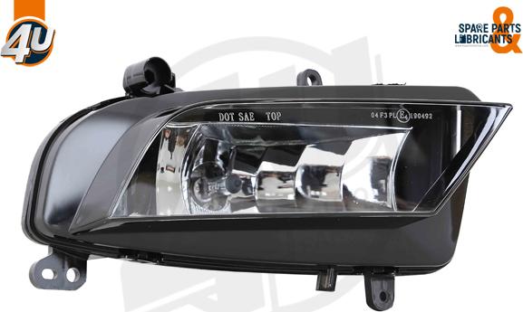 4U Autoparts 60271AU - Fog Light www.autospares.lv