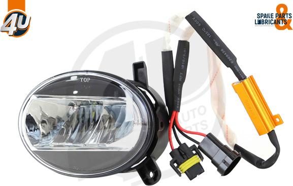 4U Autoparts 60278AU - Fog Light www.autospares.lv