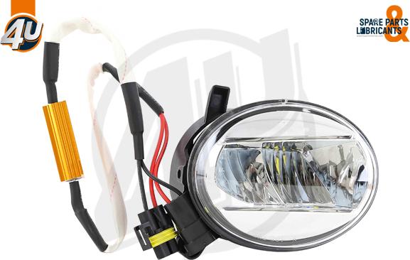 4U Autoparts 60277AU - Fog Light www.autospares.lv