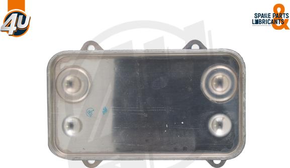 4U Autoparts 14140DF - Eļļas radiators, Motoreļļa www.autospares.lv