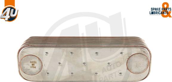 4U Autoparts 14121MN - Eļļas radiators, Motoreļļa www.autospares.lv