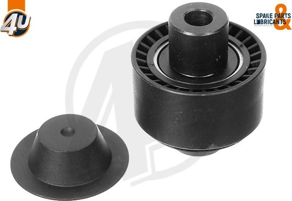 4U Autoparts 14872PU - Pulley, v-ribbed belt www.autospares.lv