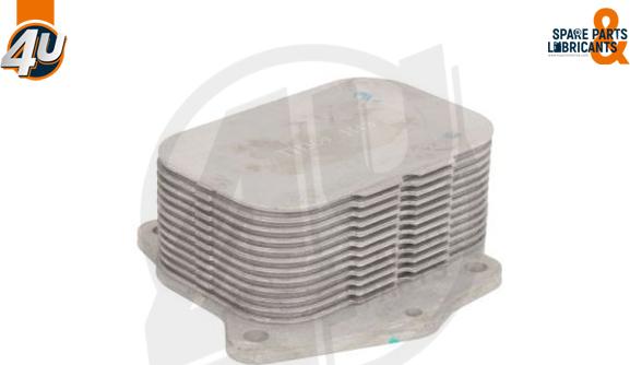 4U Autoparts 14387VL - Eļļas radiators, Motoreļļa autospares.lv