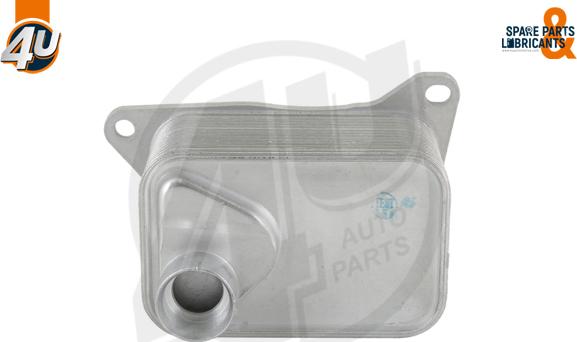 4U Autoparts 14247VV - Oil Cooler, engine oil www.autospares.lv