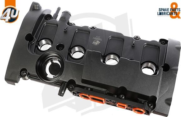 4U Autoparts 15458VV - Cylinder Head Cover www.autospares.lv