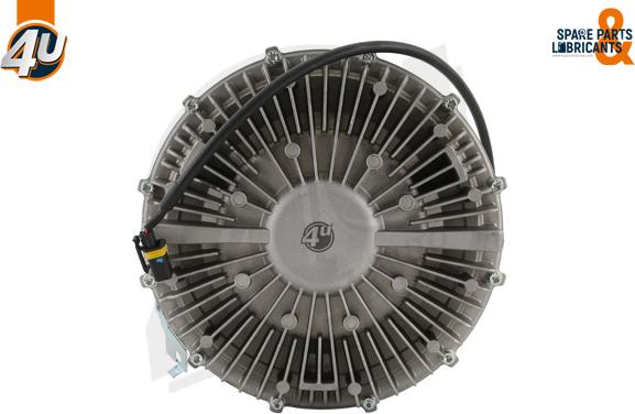 4U Autoparts 15330MN - Sajūgs, Radiatora ventilators www.autospares.lv