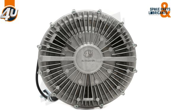 4U Autoparts 15329MN - Sajūgs, Radiatora ventilators www.autospares.lv