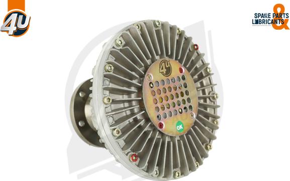 4U Autoparts 15320MN - Sajūgs, Radiatora ventilators www.autospares.lv