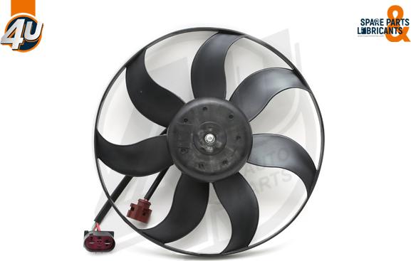 4U Autoparts 15253VV - Ventilators, Motora dzesēšanas sistēma www.autospares.lv