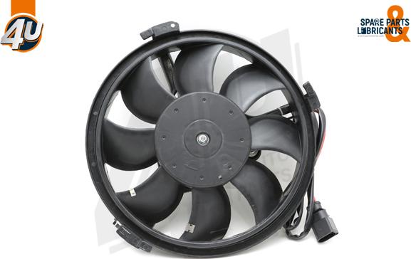 4U Autoparts 15257VV - Fan, radiator www.autospares.lv