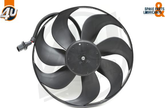 4U Autoparts 15265VV - Ventilators, Motora dzesēšanas sistēma www.autospares.lv