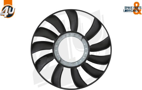 4U Autoparts 15225VV - Ventilatora darba rats, Motora dzesēšanas sistēma www.autospares.lv