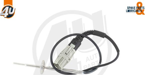 4U Autoparts 18414MN - Devējs, Izplūdes gāzu temperatūra www.autospares.lv