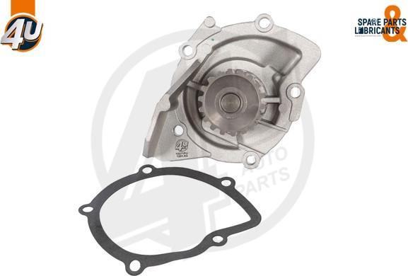 4U Autoparts 13271PU - Ūdenssūknis www.autospares.lv