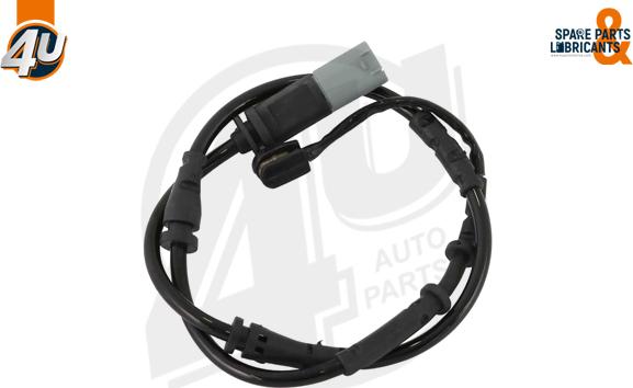 4U Autoparts 12489MI - Indikators, Bremžu uzliku nodilums www.autospares.lv