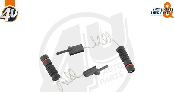 4U Autoparts 12363MR - Сигнализатор, износ тормозных колодок www.autospares.lv