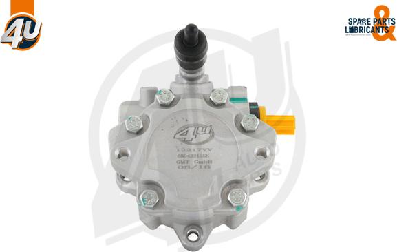 4U Autoparts 12217VV - Hydraulic Pump, steering system www.autospares.lv