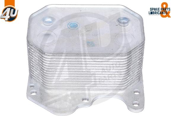 4U Autoparts 17424FR - Oil Cooler, engine oil www.autospares.lv