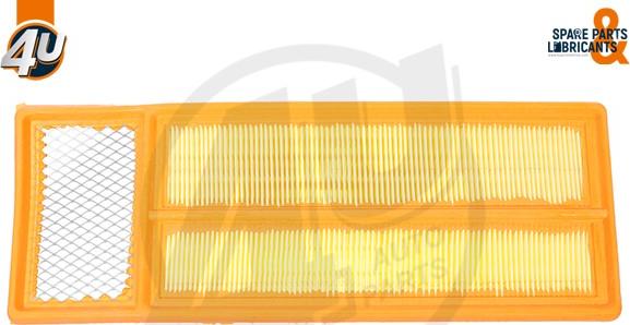 4U Autoparts 34223PU - Air Filter, engine www.autospares.lv