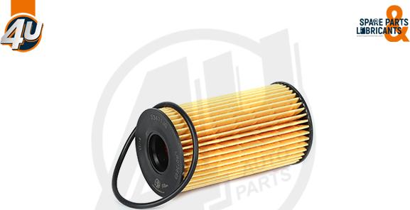 4U Autoparts 33471JG - Eļļas filtrs www.autospares.lv