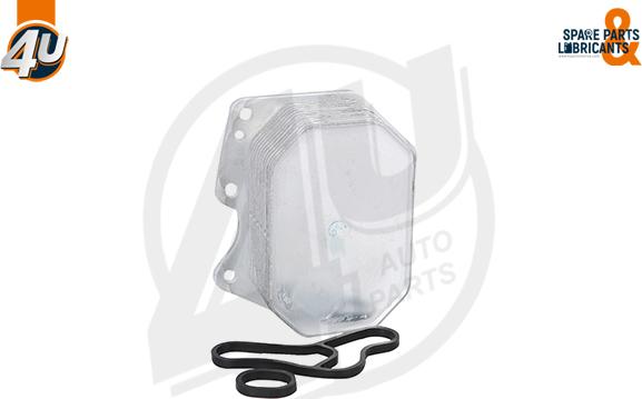 4U Autoparts 33585PU - Eļļas radiators, Motoreļļa www.autospares.lv