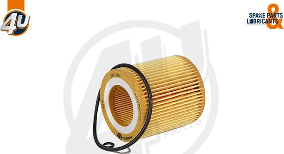 4U Autoparts 33571BW - Eļļas filtrs www.autospares.lv