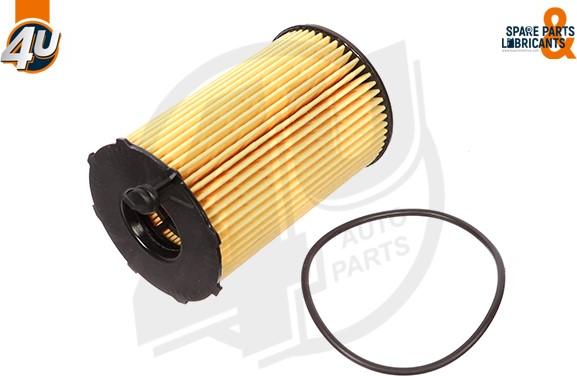 4U Autoparts 33859VV - Oil Filter www.autospares.lv