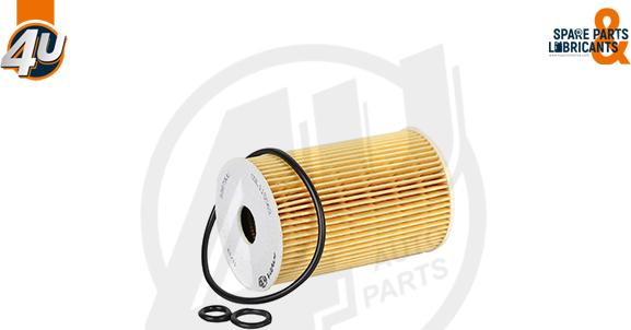 4U Autoparts 33879VV - Oil Filter www.autospares.lv