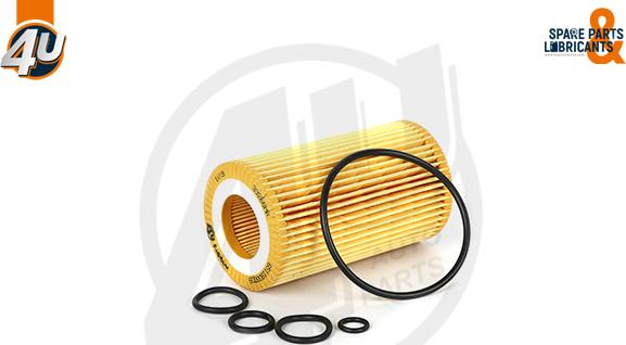 4U Autoparts 33266MR - Oil Filter www.autospares.lv