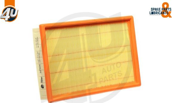 4U Autoparts 33731VV - Air Filter, engine www.autospares.lv