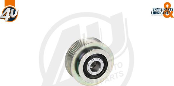 4U Autoparts 32618VV - Шкив генератора, муфта www.autospares.lv