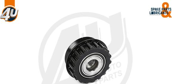 4U Autoparts 32617VV - Piedziņas skriemelis, Ģenerators www.autospares.lv