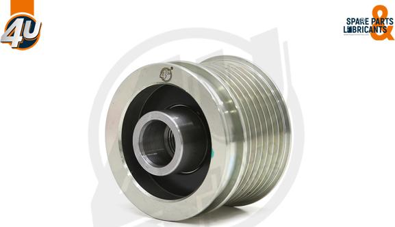 4U Autoparts 32122MR - Pulley, alternator, freewheel clutch www.autospares.lv