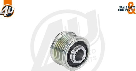 4U Autoparts 32281BW - Pulley, alternator, freewheel clutch www.autospares.lv