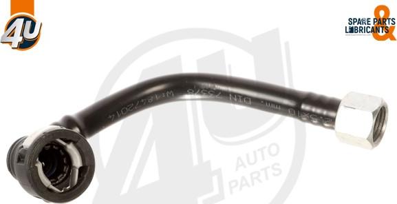 4U Autoparts 29622VO - Hidrauliskā šļūtene, Stūres iekārta www.autospares.lv