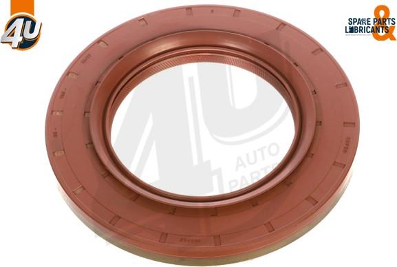 4U Autoparts 29727DF - Vārpstas blīvgredzens, Diferenciālis www.autospares.lv