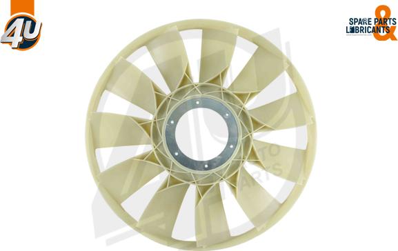 4U Autoparts 25119MN - Ventilatora darba rats, Motora dzesēšanas sistēma www.autospares.lv