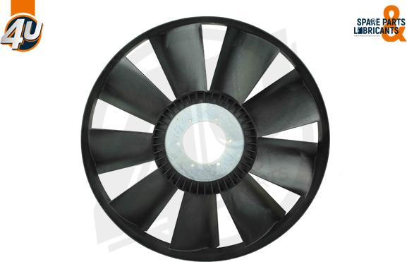 4U Autoparts 25114MN - Ventilatora darba rats, Motora dzesēšanas sistēma www.autospares.lv