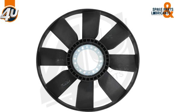 4U Autoparts 25116MN - Ventilatora darba rats, Motora dzesēšanas sistēma www.autospares.lv